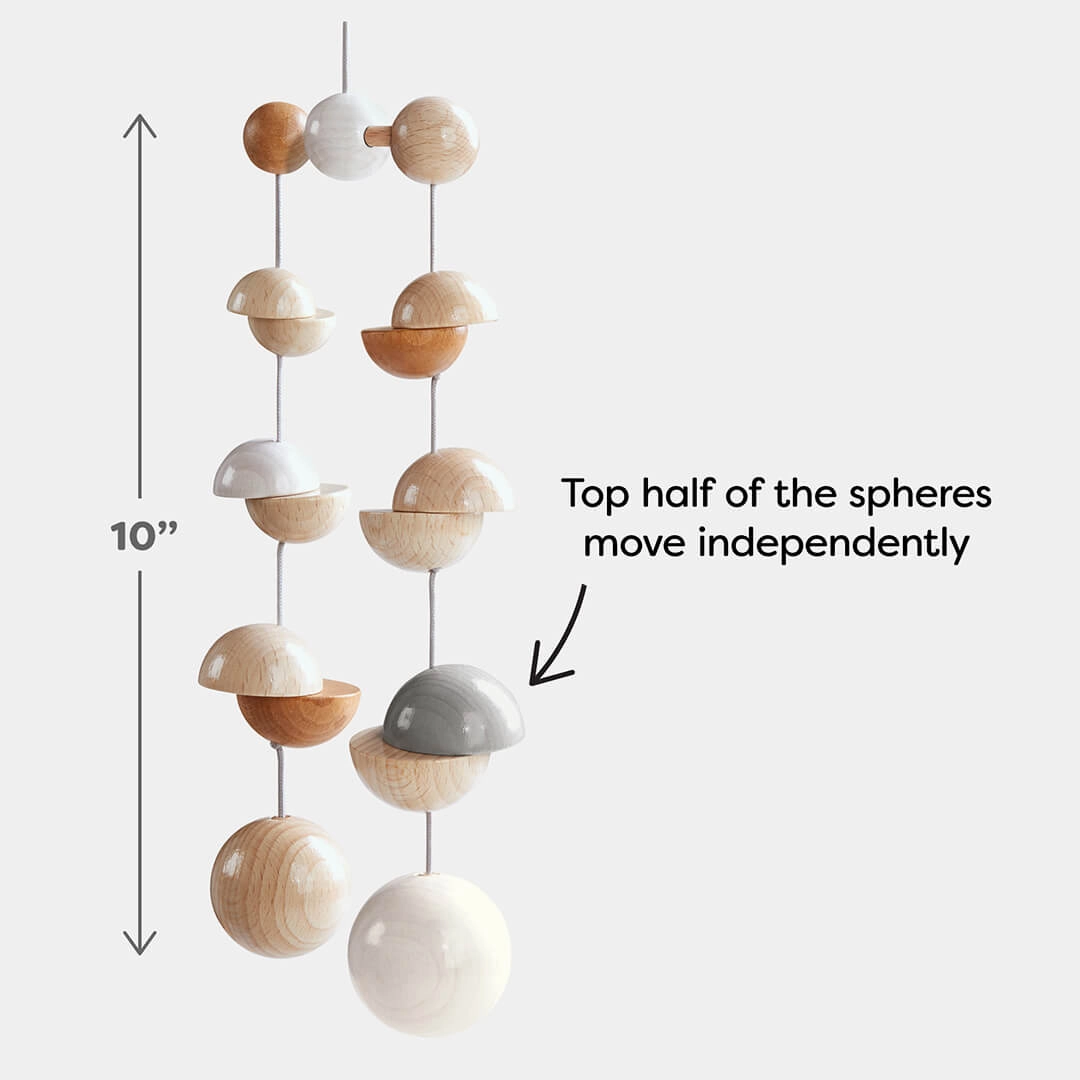 Dots Wooden Nursery Mobile Play & learn