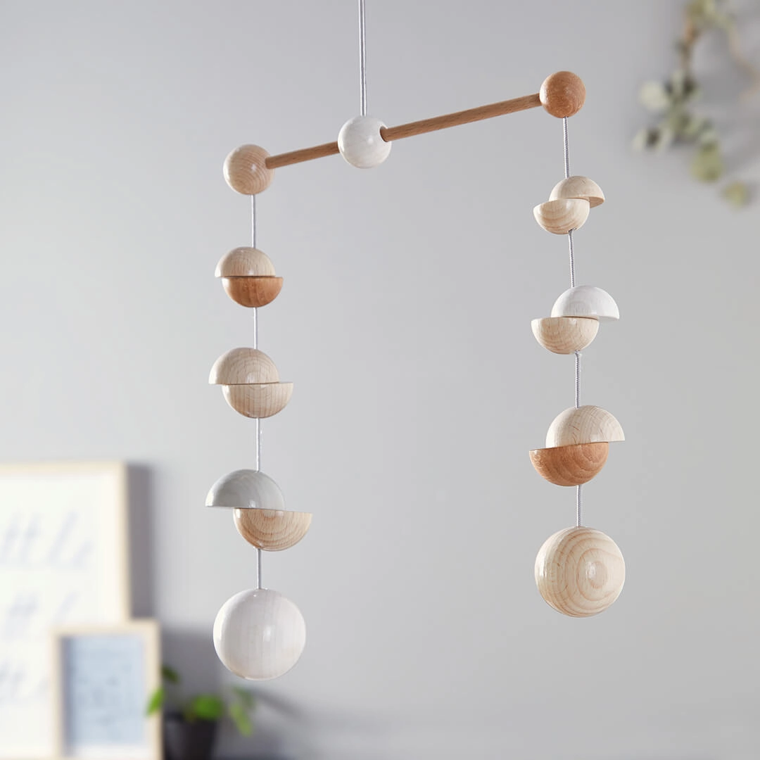 Dots Wooden Nursery Mobile Exploration gear Kids essentials