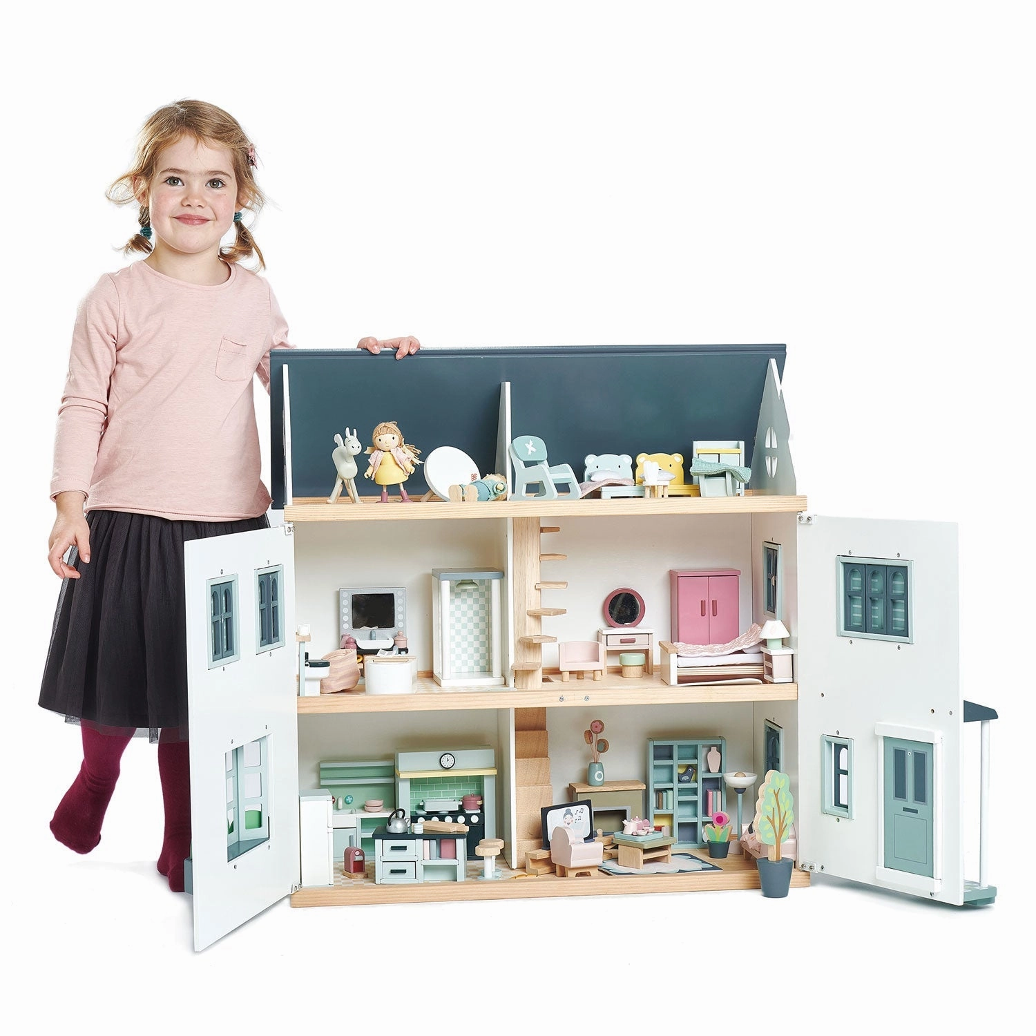 Dovetail House Wooden Dollhouse Inspiring creativity