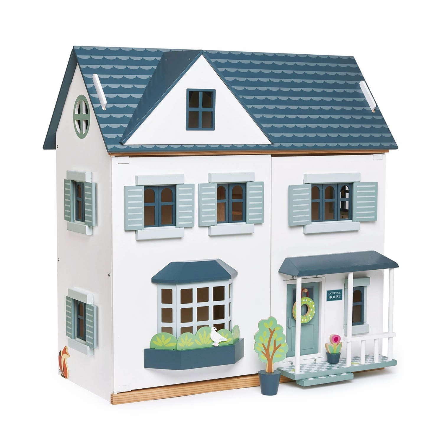Dovetail House Wooden Dollhouse Smart kids gear Playful learning