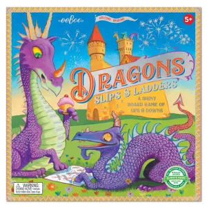 Dragons Slips & Ladders Board Game Learn & grow Exploration made fun