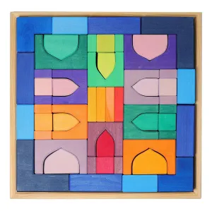 Little builders Curious minds 1001 Nights Wooden Blocks Building Set