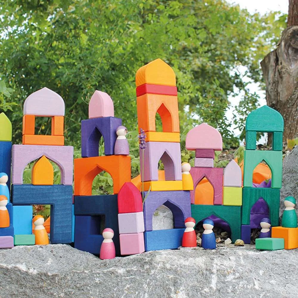 1001 Nights Wooden Blocks Building Set Learning through play