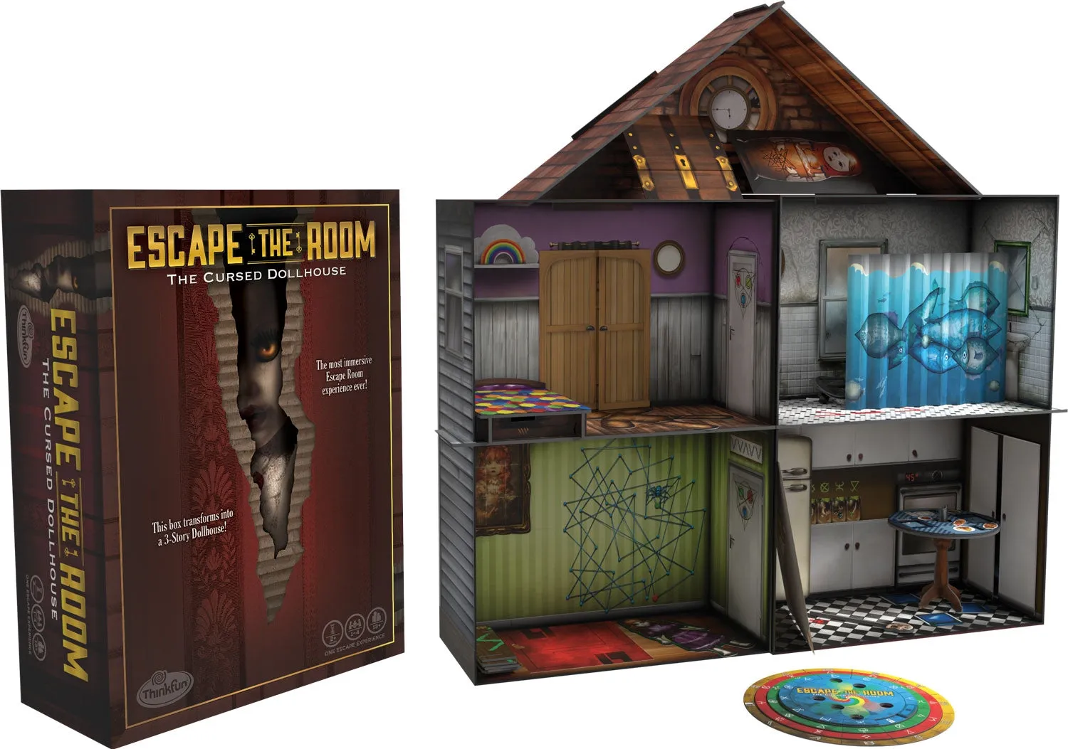 Busy kids Escape The Room: Cursed Dollhouse
