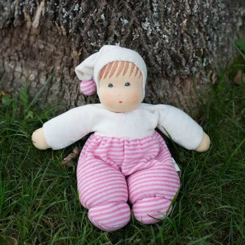 Organic Waldorf Baby Doll - Pink (Multiple Skin Tones) Engaging young minds