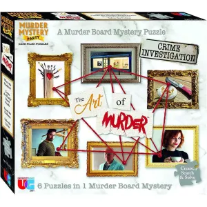 Smart kids gear Case File Puzzle - The Art Of Murder 6 In 1 Puzzle