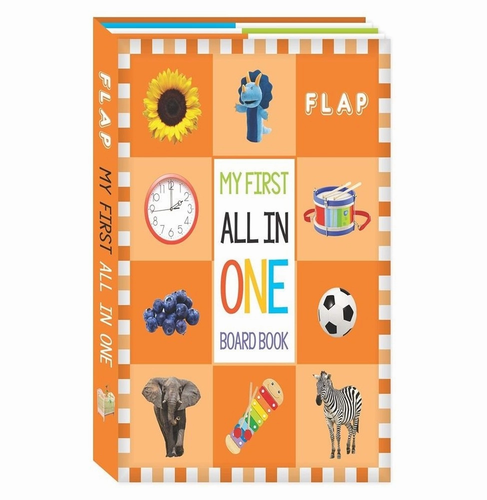 Flap - My First 100 Board Book - All In One Active learners Play & learn