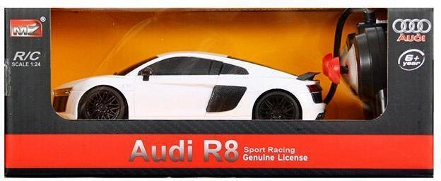 Learning fun Mz Audi R8 Remote Controlled Rc Racing Car - White