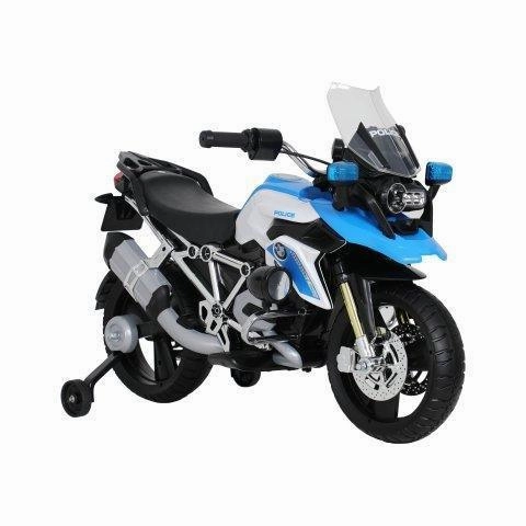 Rollplay Germany Electric 6V Battery Bmw R1200Gs Police Motorcycle Ride-On, Blue Tiny thinkers