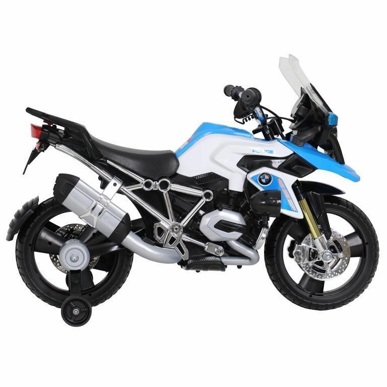 Rollplay Germany Electric 6V Battery Bmw R1200Gs Police Motorcycle Ride-On, Blue Smart activities for young learners