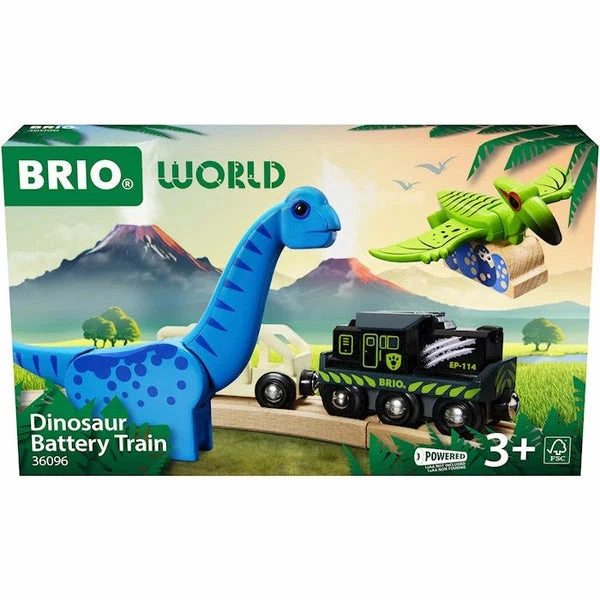 Mindful play Kids discovery tools Dinosaur Battery Train