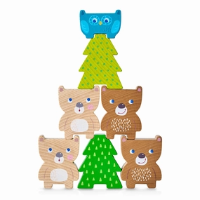 Parent-approved learning Quiet play for growing minds Forest Friends Stacking Toy