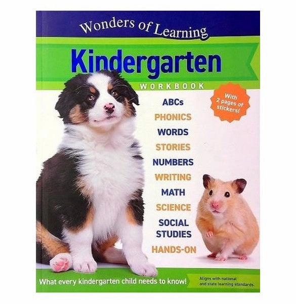 Wonders Of Learning:Kindergarten Workbook Brain boosters Exploration made fun