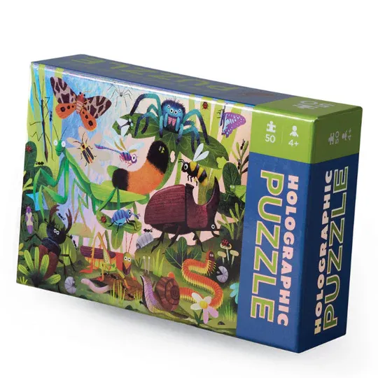 Brain boosters Holographic Puzzle 50 Pc - Backyard Bugs