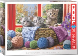 Learning fun Knittin' Kittens - 1000Pcs