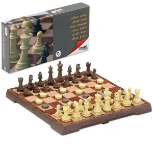 Magnetic Chess & Draught Set - Medium Everyday learning