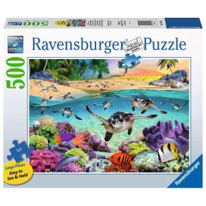 Race Of The Baby Sea Turtles 500Pc Tools for tiny thinkers Nurturing minds