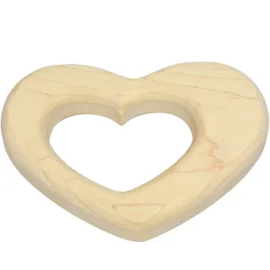 Early learning Mini makers Wooden Heart Baby Teether