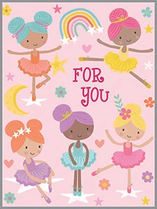 Young explorers Inspiring creativity Ballerinas Enclosure Card