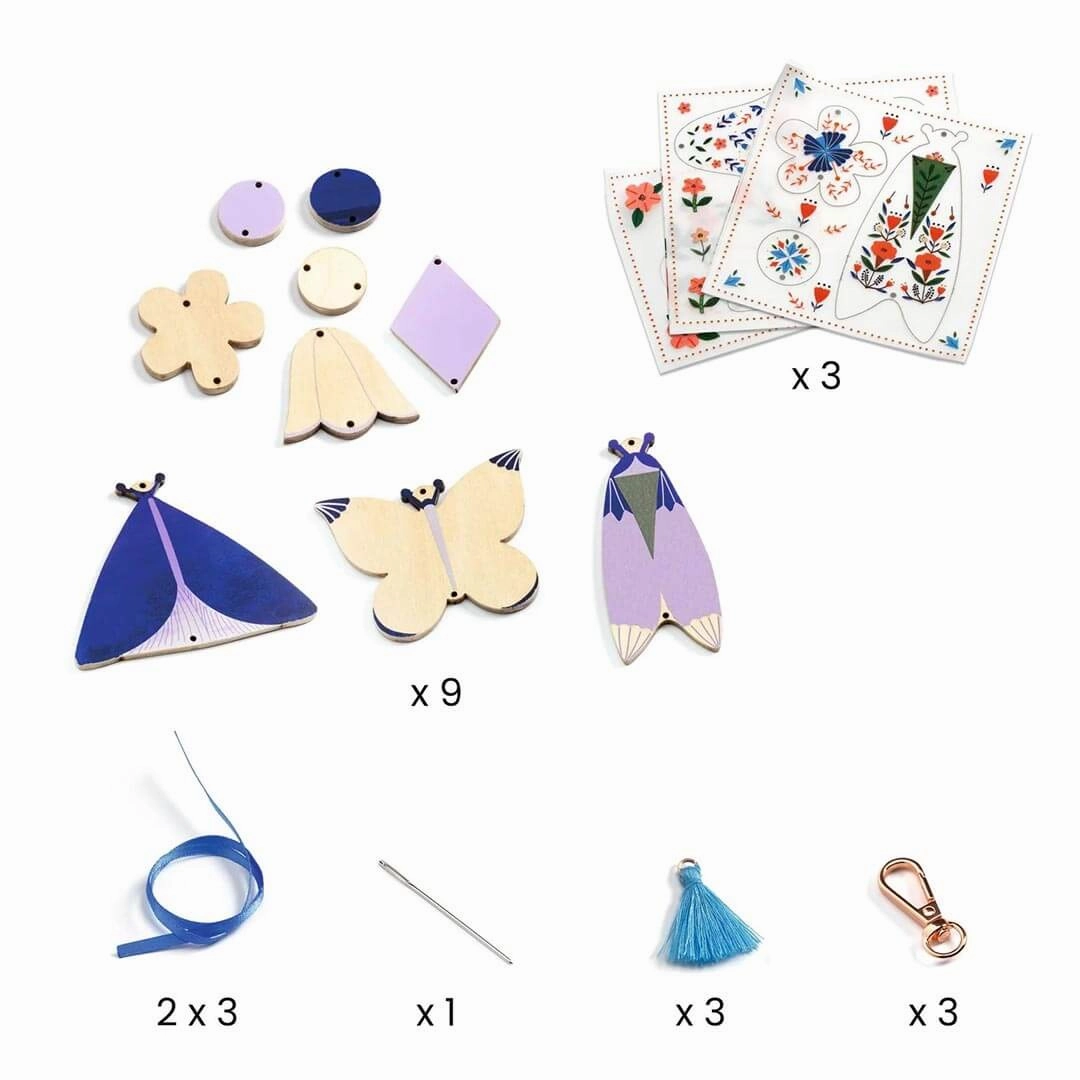 Butterflies Diy Keychain Craft Kit Tiny thinkers