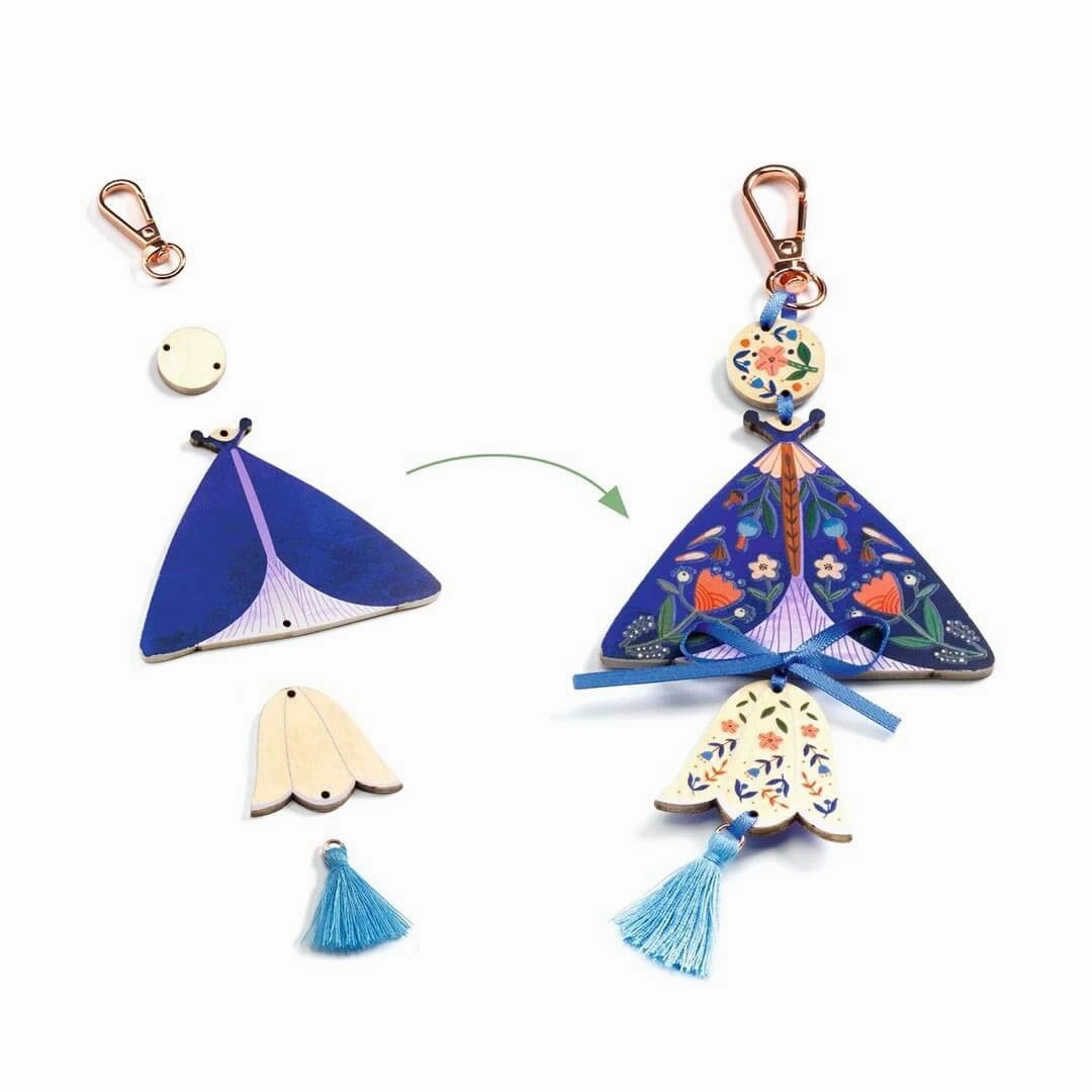 Moments of imagination Butterflies Diy Keychain Craft Kit