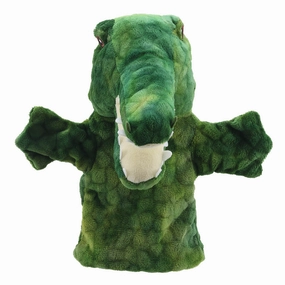 Crocodile Puppet Buddies Playroom adventures begin here Young imaginations