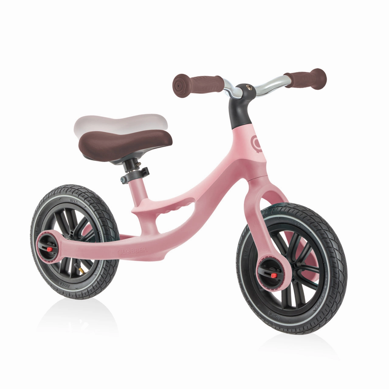 Globber Go Bike Elite Air Balance Bike - Pastel Pink (3 - 6Y) Learning through play