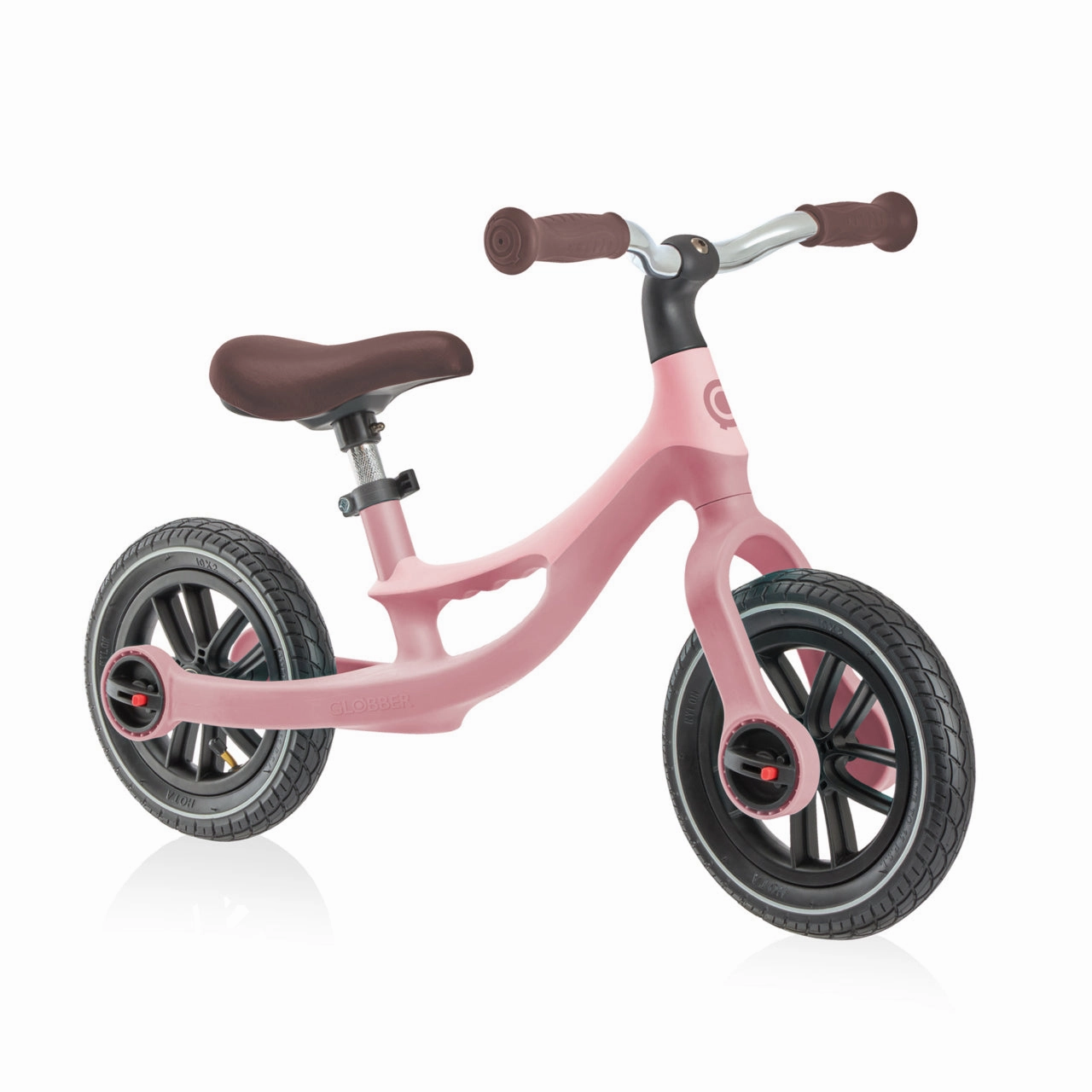 Globber Go Bike Elite Air Balance Bike - Pastel Pink (3 - 6Y) Tiny thinkers