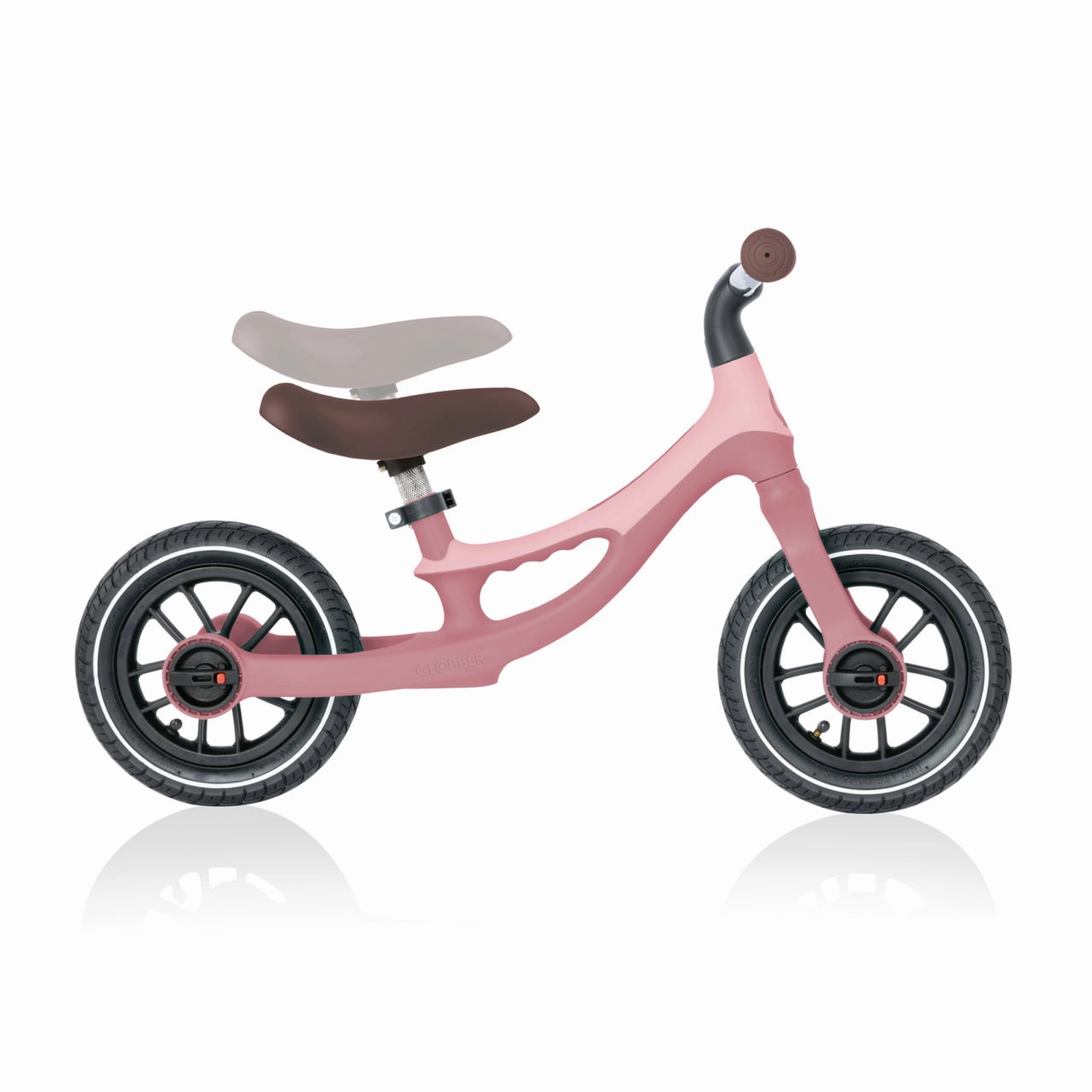 Globber Go Bike Elite Air Balance Bike - Pastel Pink (3 - 6Y) Learn at home Young explorers