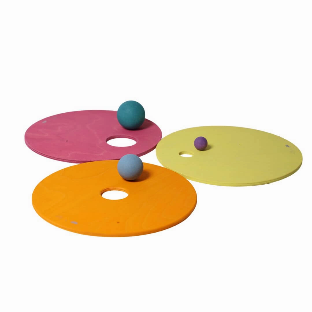 Hands-on discovery Grimm'S X Stapelstein Rolling Discs - Pastel