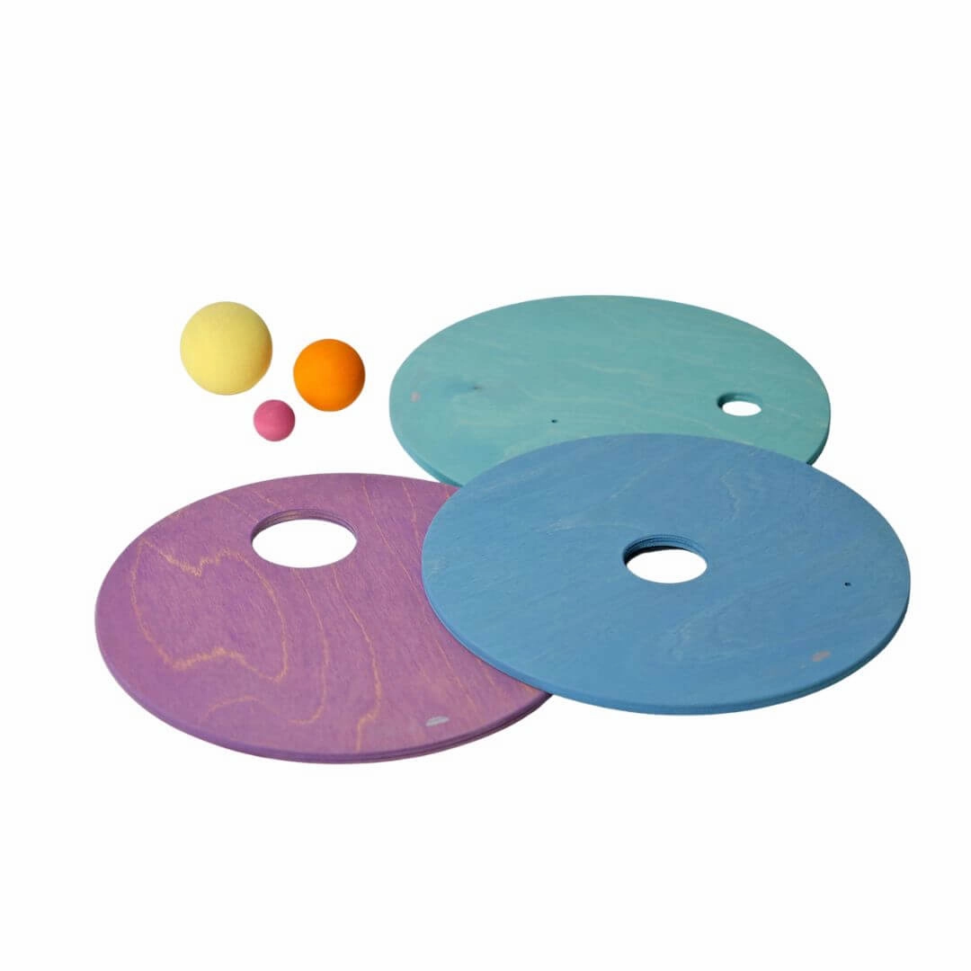 Kid-focused experiences Grimm'S X Stapelstein Rolling Discs - Pastel