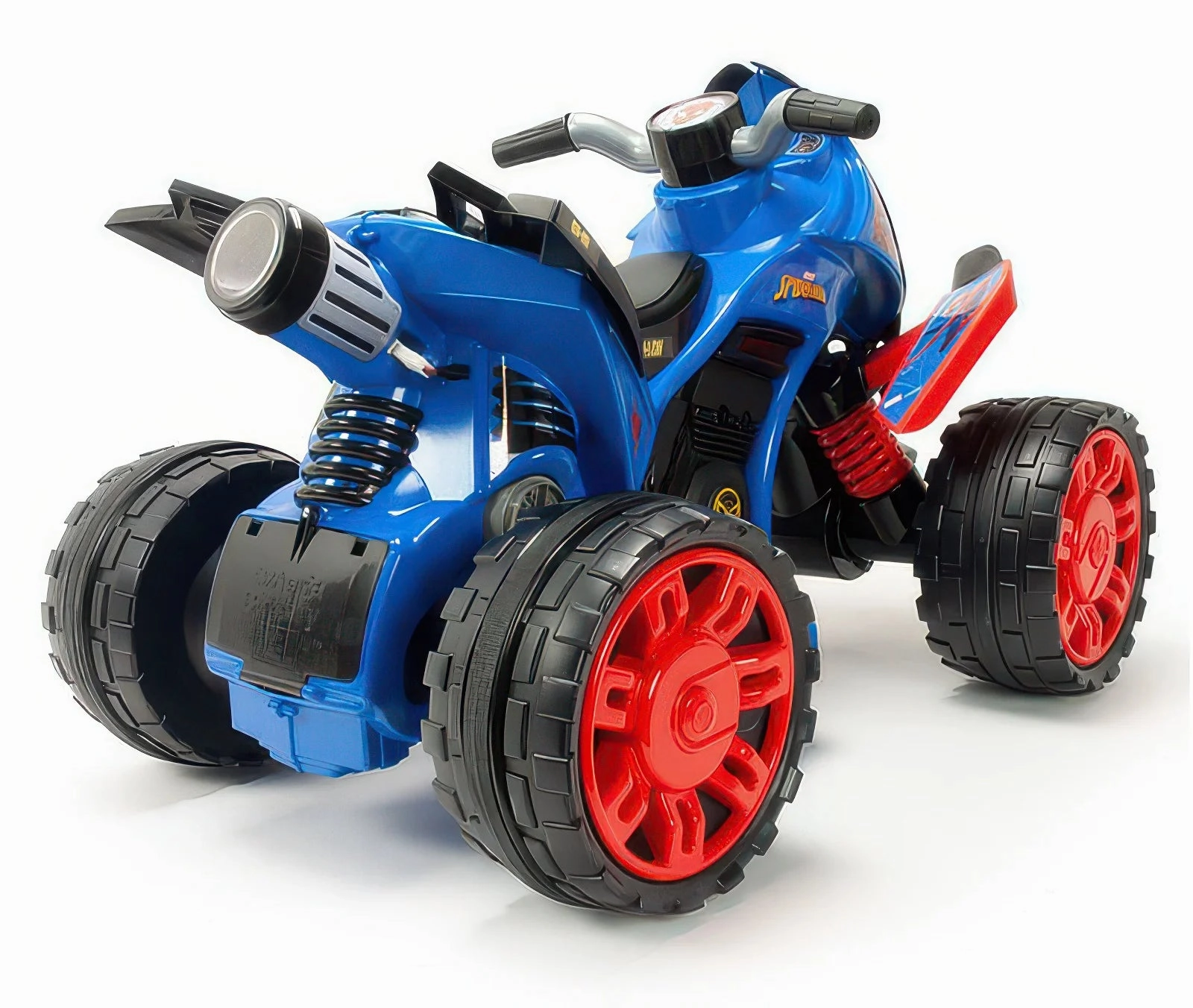 Parent-approved learning Exploration gear Spider-Man Quad The Beast 12V Ride-On