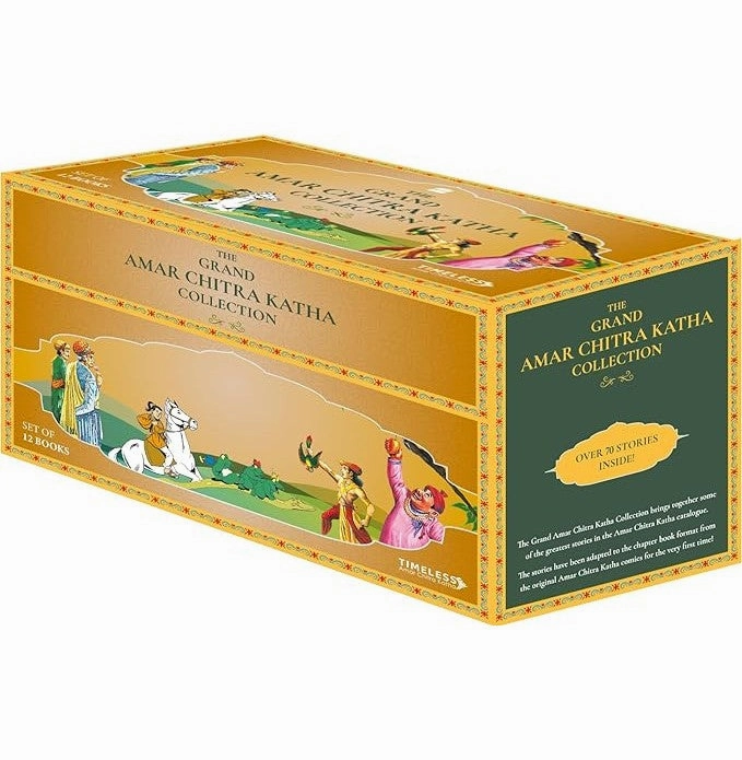 The Grand Amar Chitra Katha Collection: Set Of 12 Books [Paperback] Amar Chitra Katha Learn & grow
