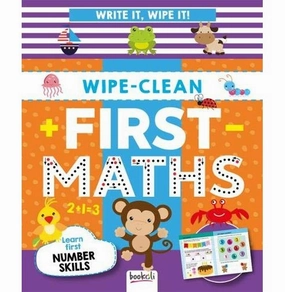 Wipe-Clean First Maths: Write It, Wipe It! (Write It, Wipe It Book) Engaging young minds