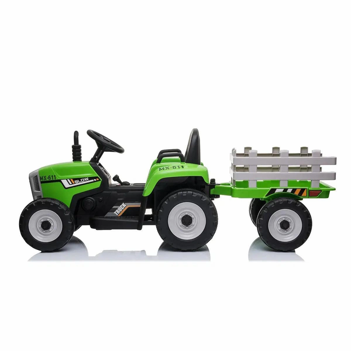 Electric Farm Tractor 12V Battery Powered Ride-On Creative time for curious minds Kid-centered learning