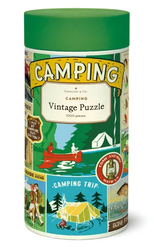 Kids discovery tools Creative minds Cavallini & Co. Camping 1000 Piece Puzzle