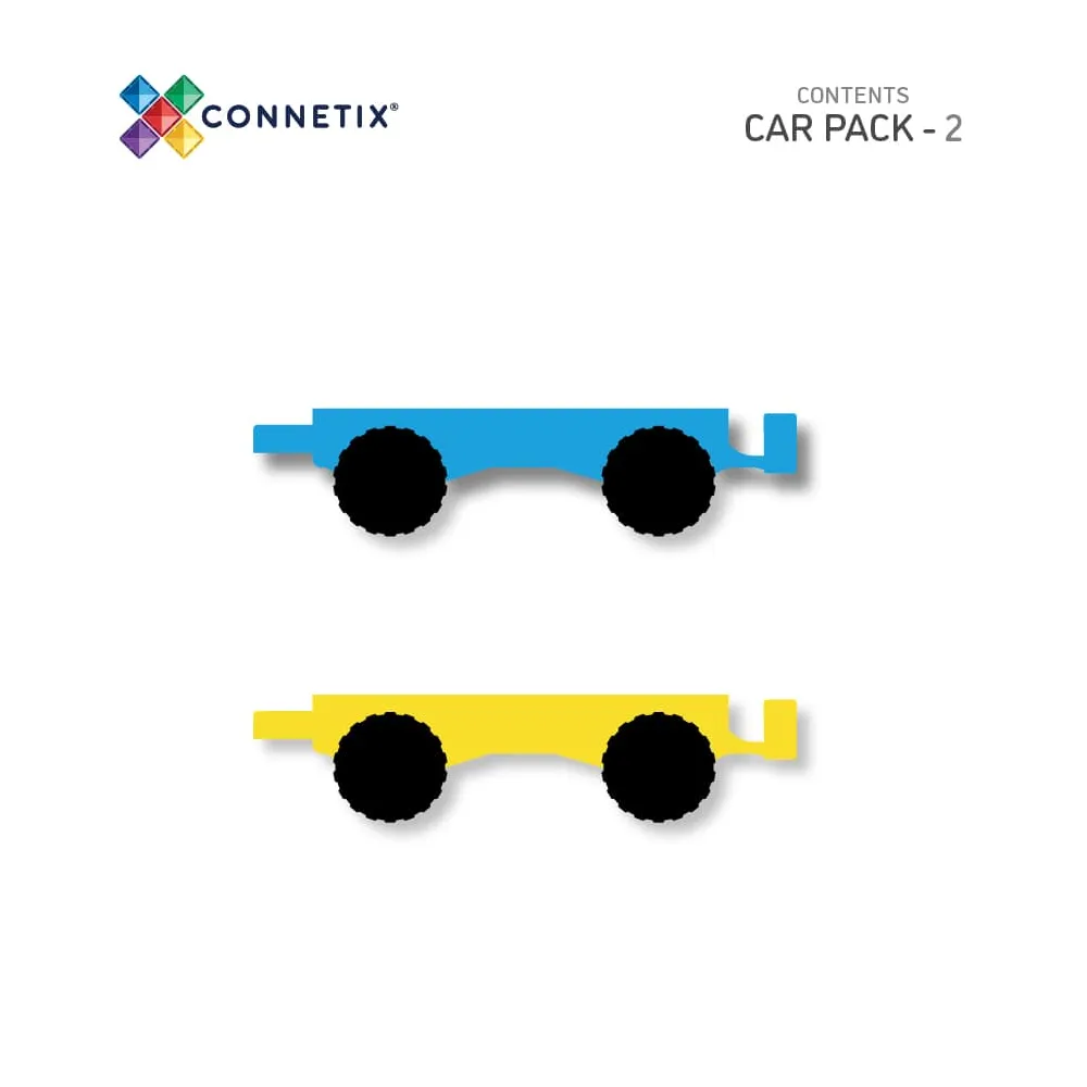 Child development Connetix Rainbow Car Pack (2 Pc)