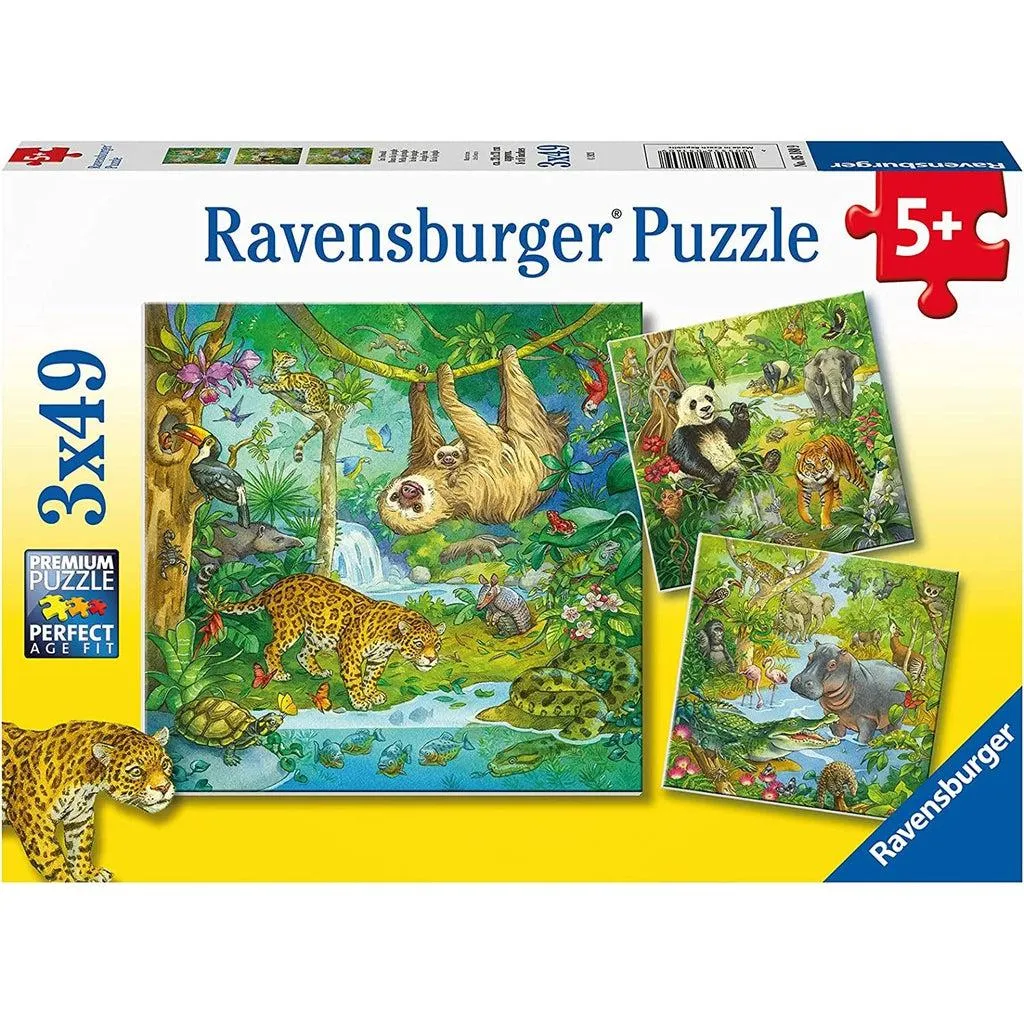 Jungle Fun 3 X 49Pc First explorers Tiny thinkers