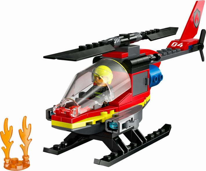 Joyful learning City Fire Rescue Helicopter