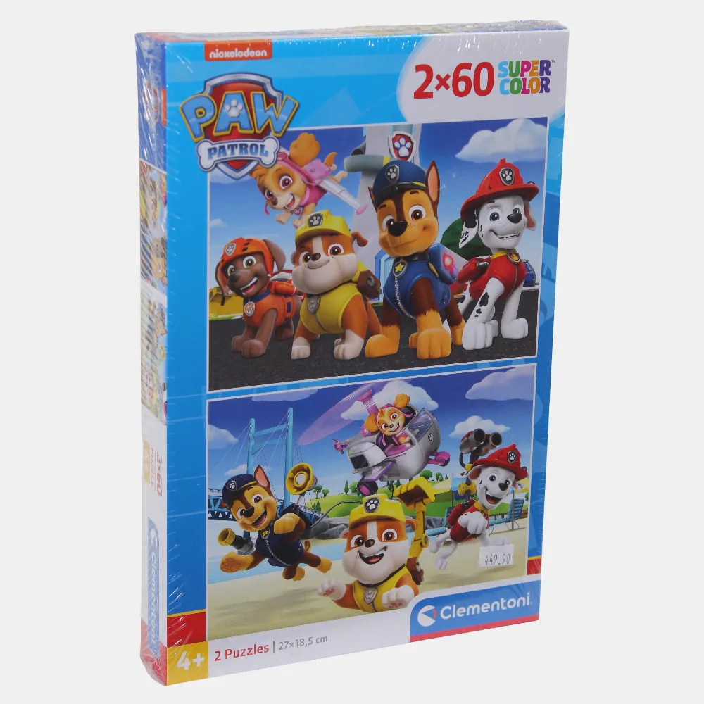 2 Paw Patrol Puzzles - 60 Pcs Each Kid-centered learning Kids discovery tools