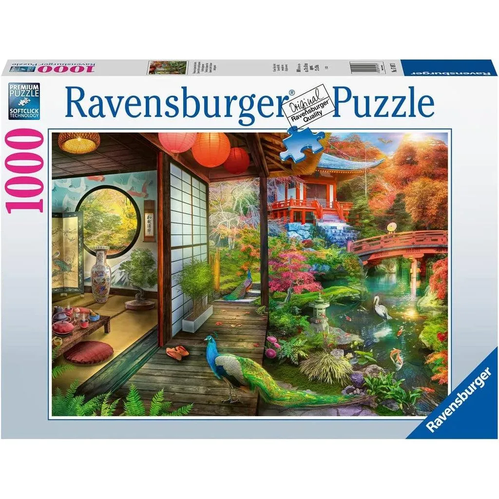 Japanese Garden Teahouse 1000Pc Playroom learning Home learning tools