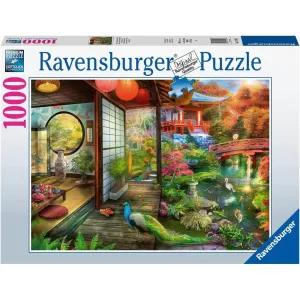 Japanese Garden Teahouse 1000Pc Playroom learning Home learning tools