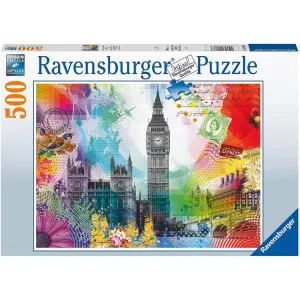 London Postcard 500Pc Little creators Learn & grow