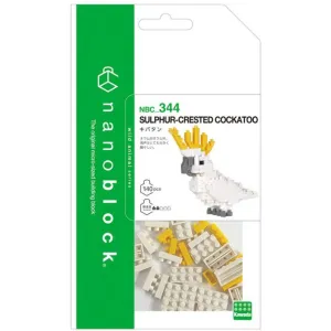 Educational fun Mindful play Nanoblock-Sulphur Crested Cockatoo