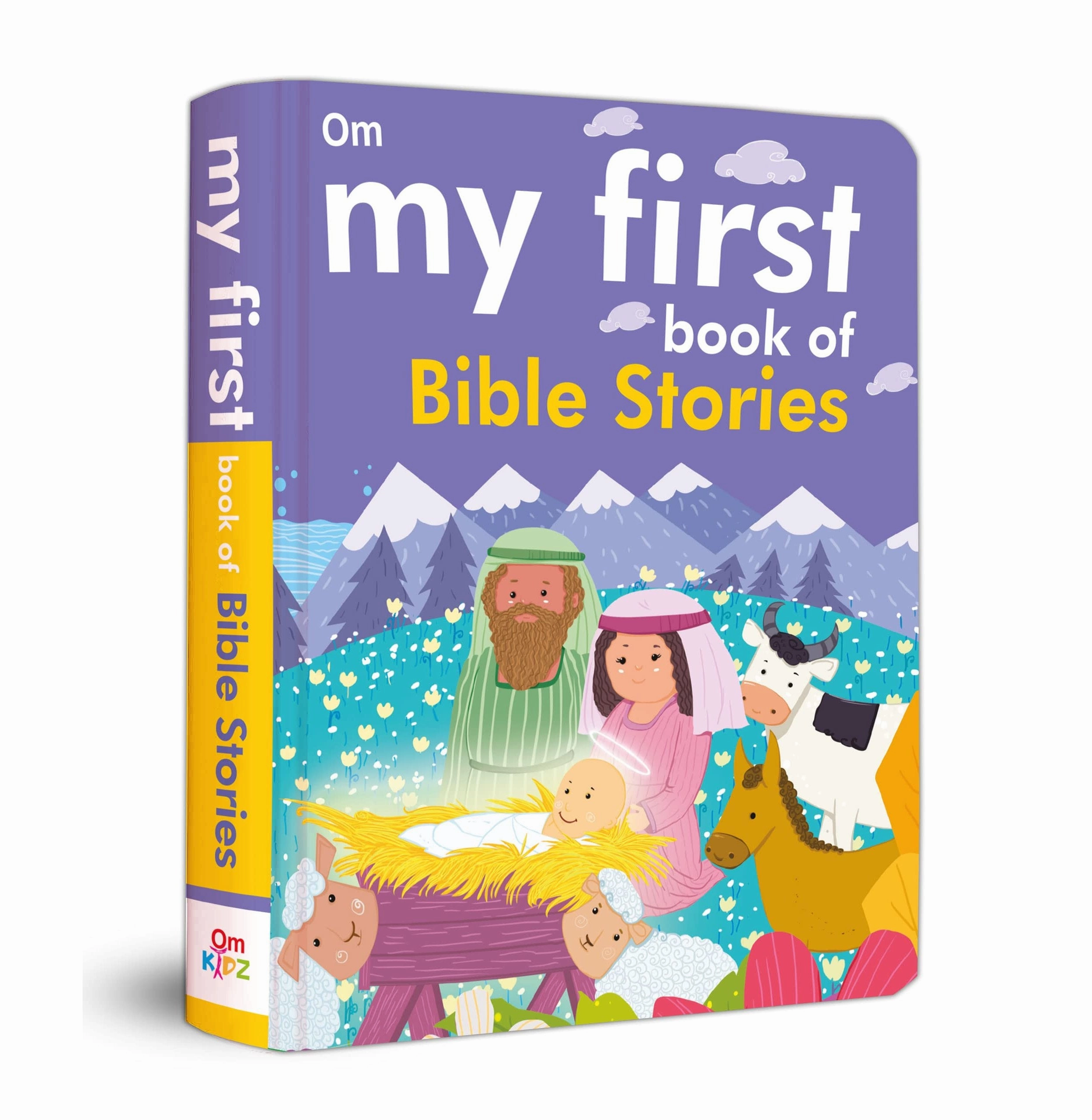 Little creators Board Book : My First Book Of Bible Stories (Padded Board Book) (My First Board Books) [Paperback] Om Books Editorial Team