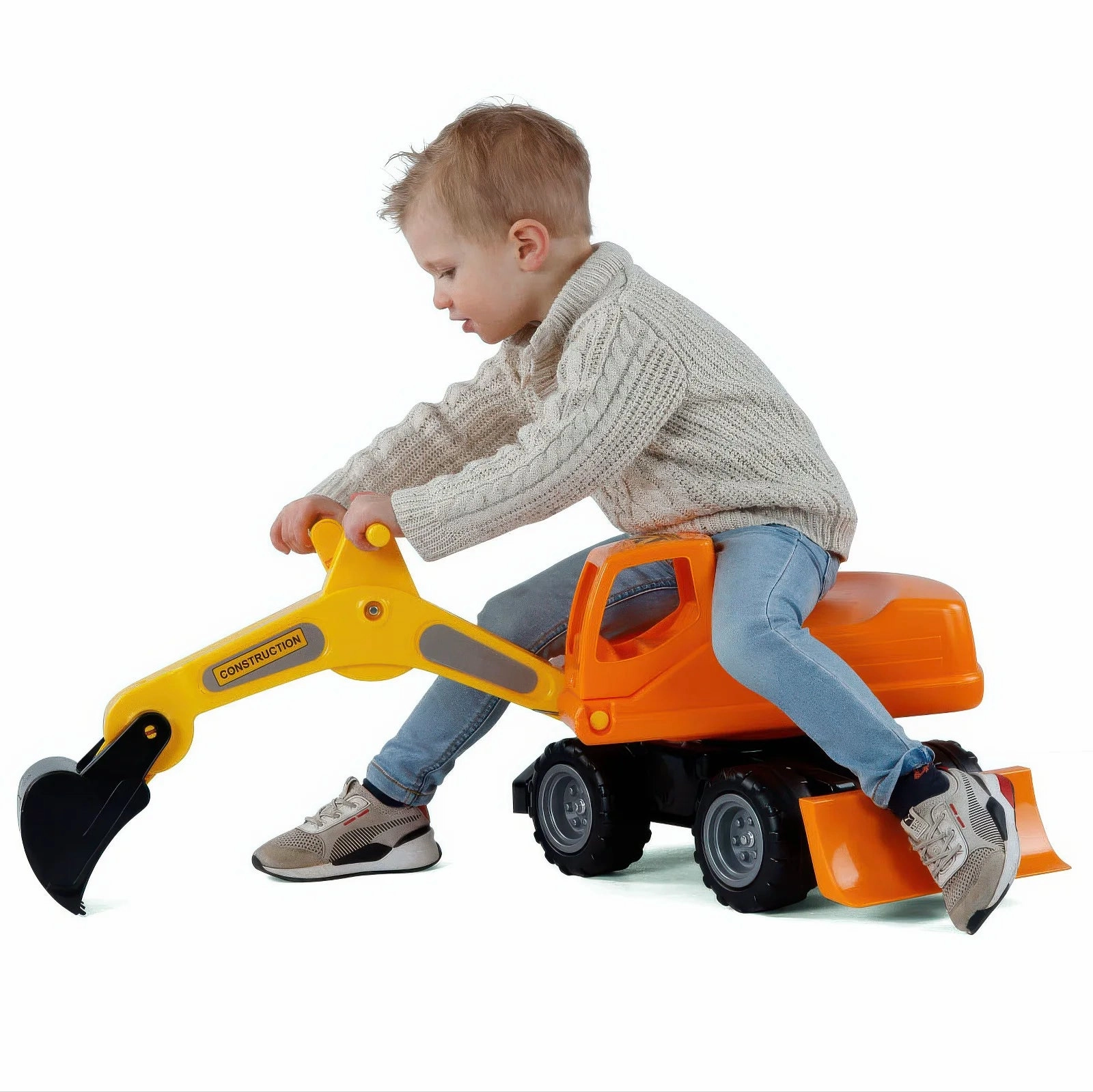 Holistic Smart kids gear Cavallino Mega Excavator Ride-On