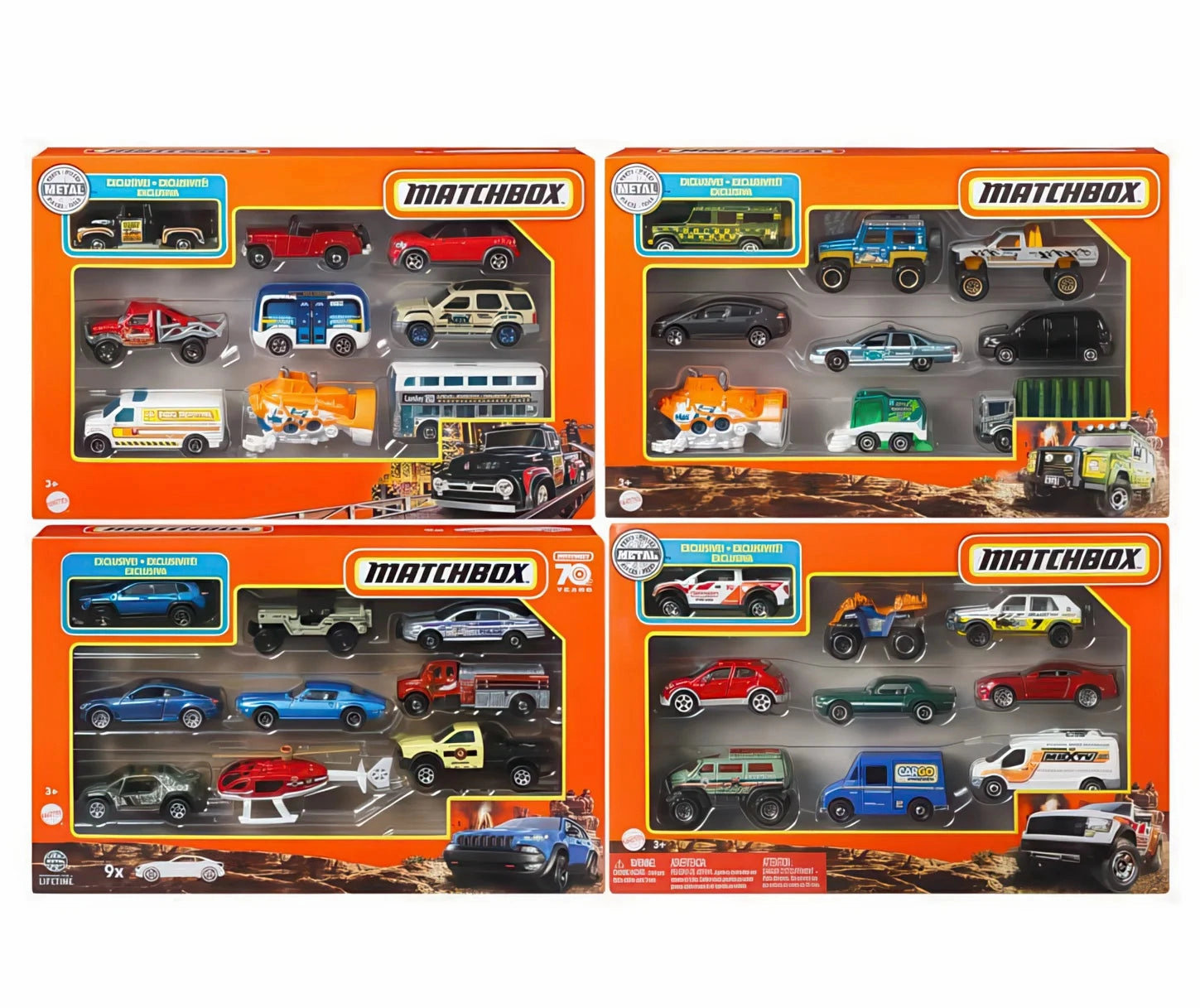 Matchbox 9-Car Gift Pack Assortment Discover & grow Young explorers