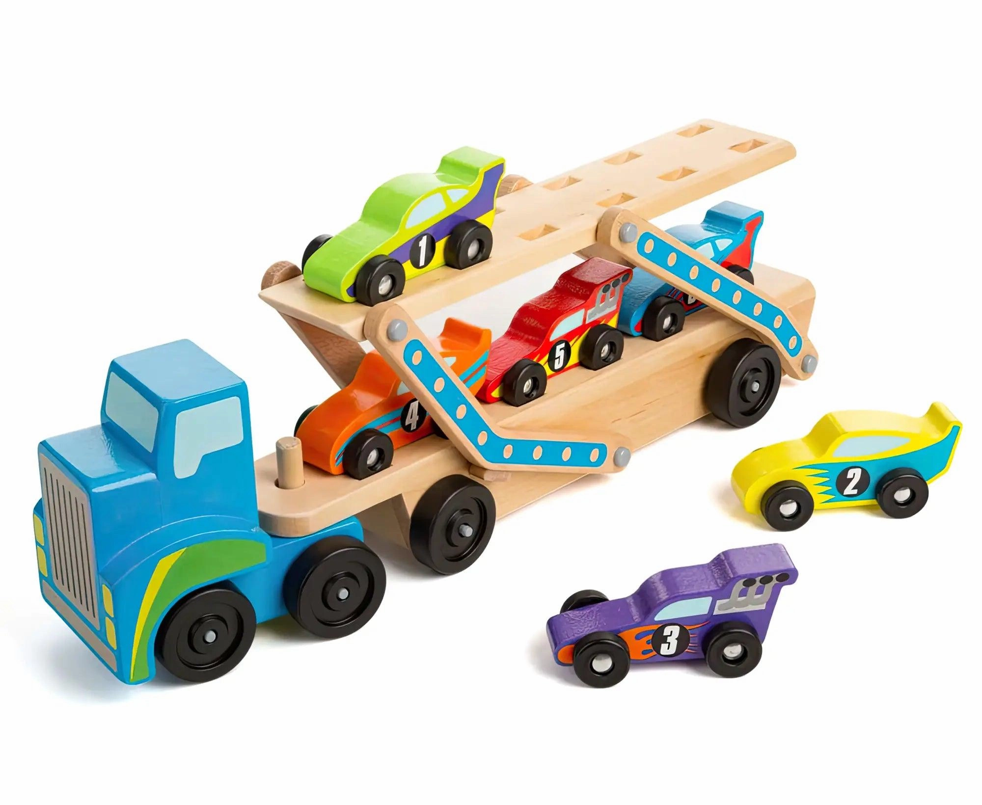 Kids essentials Growing minds Melissa & Doug 12759 Mega Race-Car Carrier