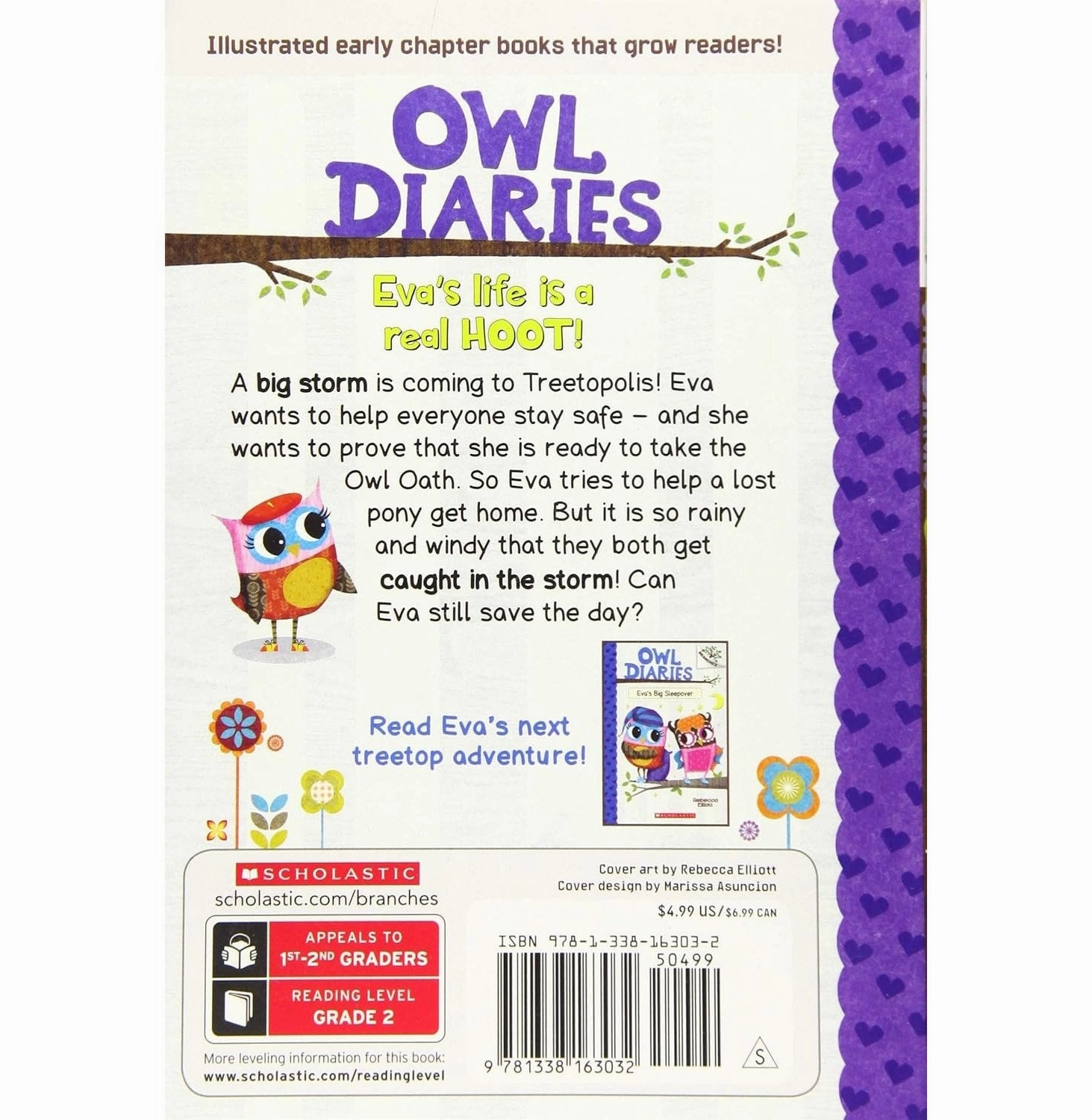Owl Diaries #08: Eva And The Lost Pony (A Branches Book) Rebecca Elliott Fun that fuels growth