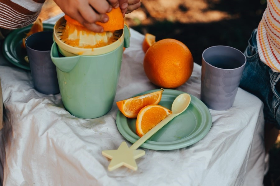 Plasto Dinner Set For 4 With Jug And Mixers 14 Pcs Tiny thinkers